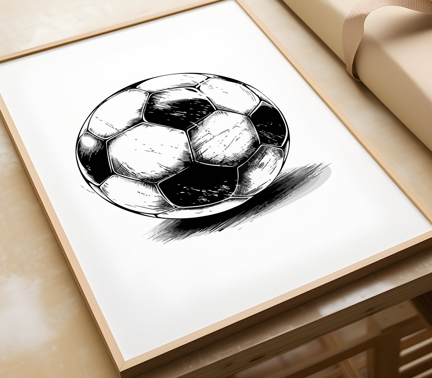 Personalised Football Wall Art Prints Custom Football Poster, Boys Bedroom Decor, Teen Room Decor, Football Wall Art, Football Prints Decor