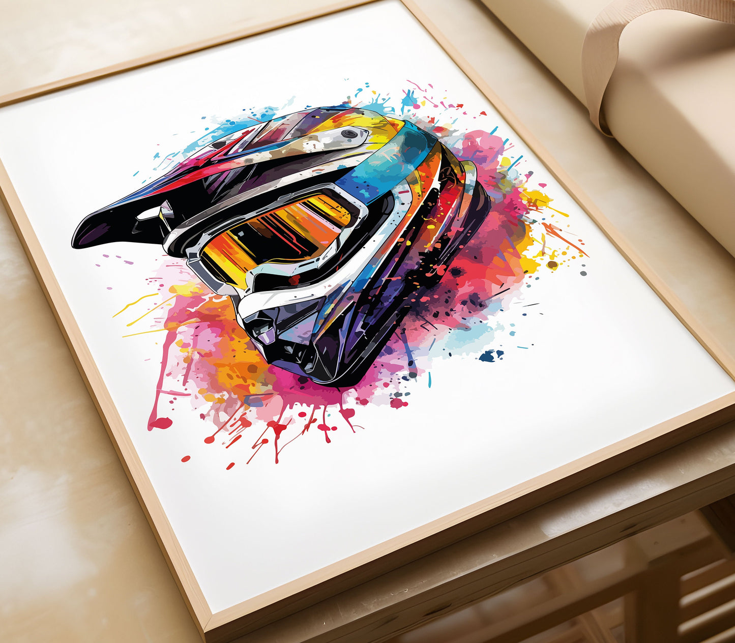 Motocross Prints, Set of 3 Watercolour Dirt Bike Posters, Motorcycle Print, Dirt Bike Wall Art, Motor Bike Artwork, Boys Room Decor,Son Gift