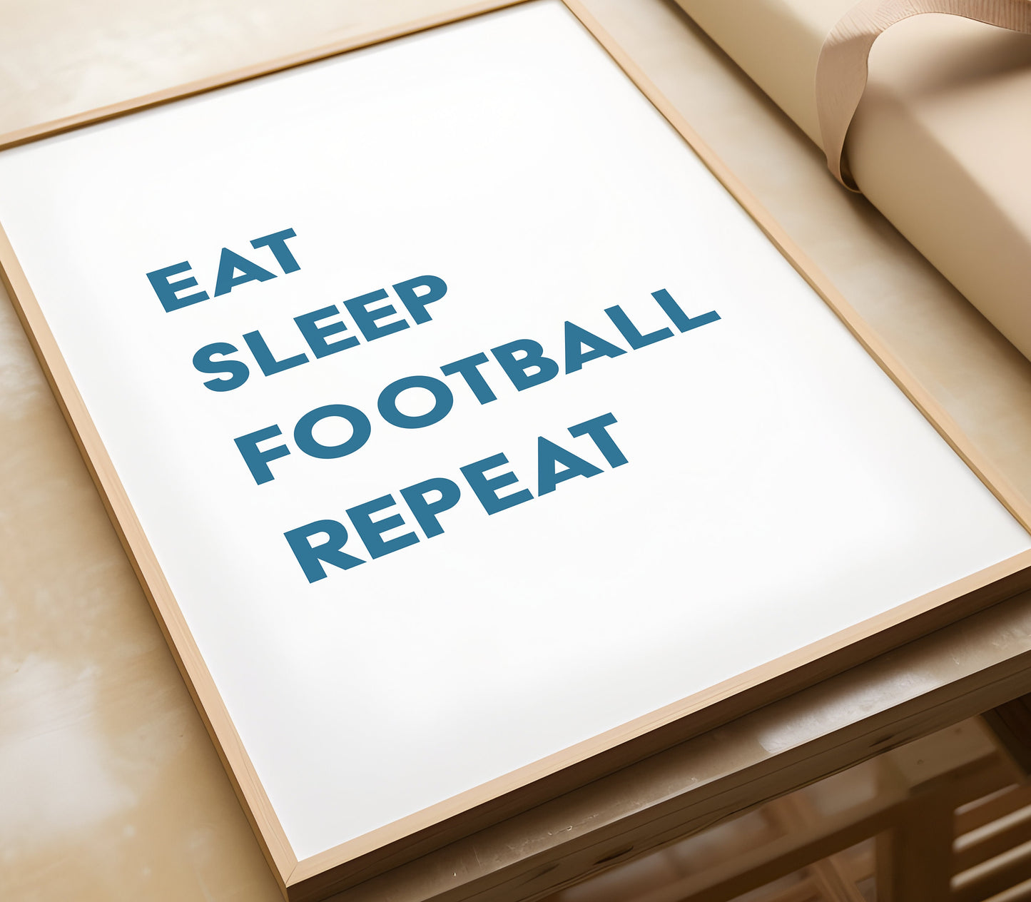 Football Wall Art Prints Football Room Boys Bedroom Decor, Kid Teen Bedroom Football Decor, Football Soccer Poster Gifts For Son Brother