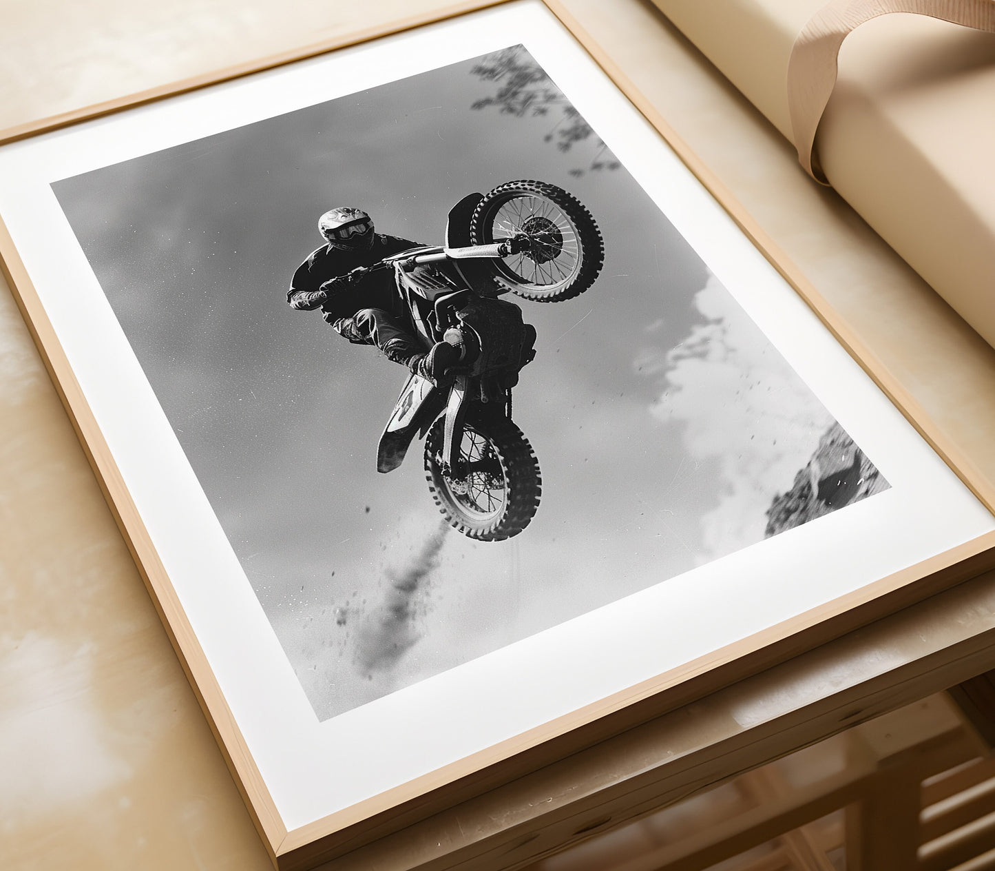 Motocross Poster Prints - Set of 3 Motocross Wall Art, Dirt Bike Print | Motorcycle Print | Motor Bike Artwork | Boys Room Decor | Biker Art