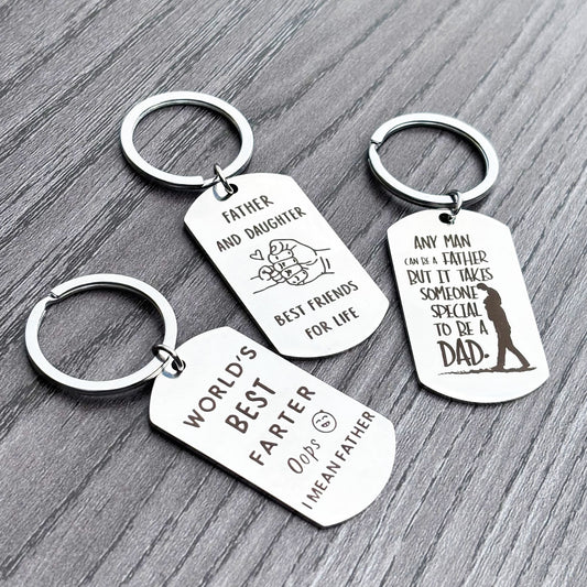 Fathers Day Gift, Dad Gift, Gift for Dad, Dad Birthday Gift, Gift for Men, Dad Keyring, Father Daughter Gift, Daddy Keyring, Step Dad Gifts