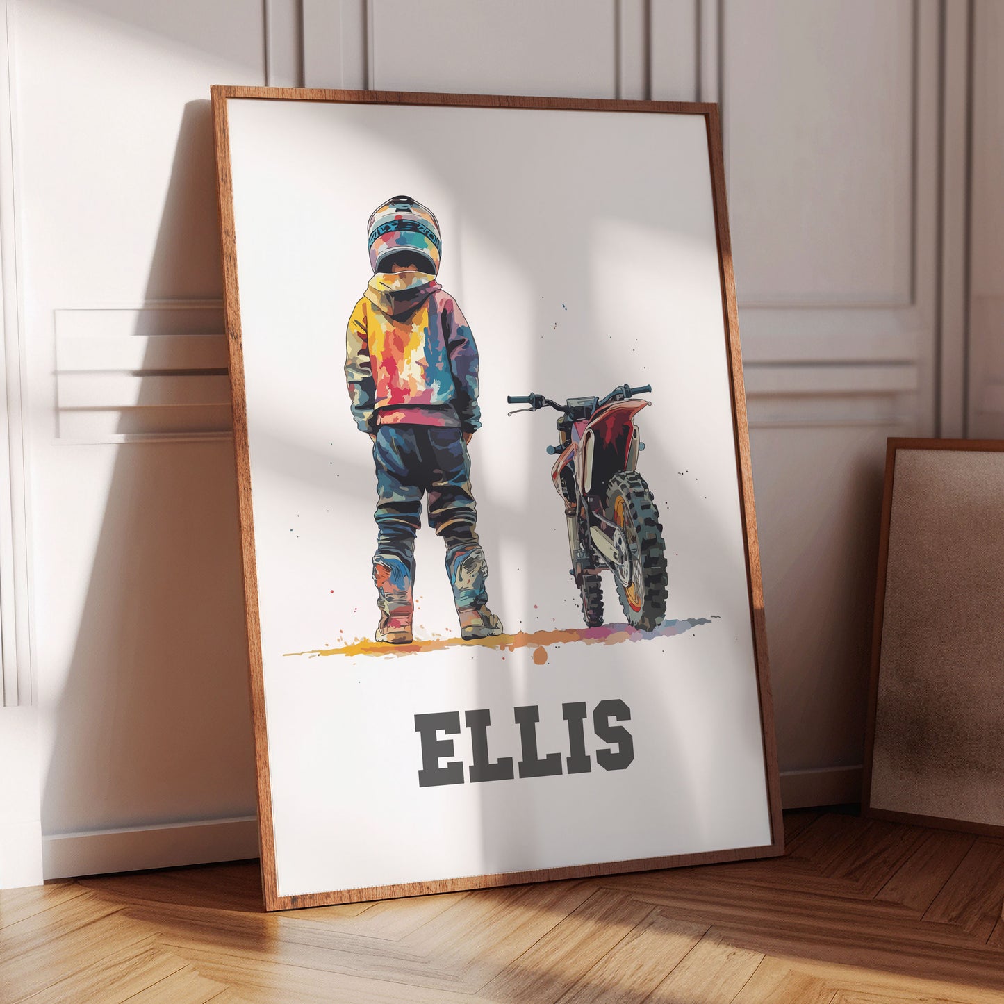 Personalised Dirt Bike Print