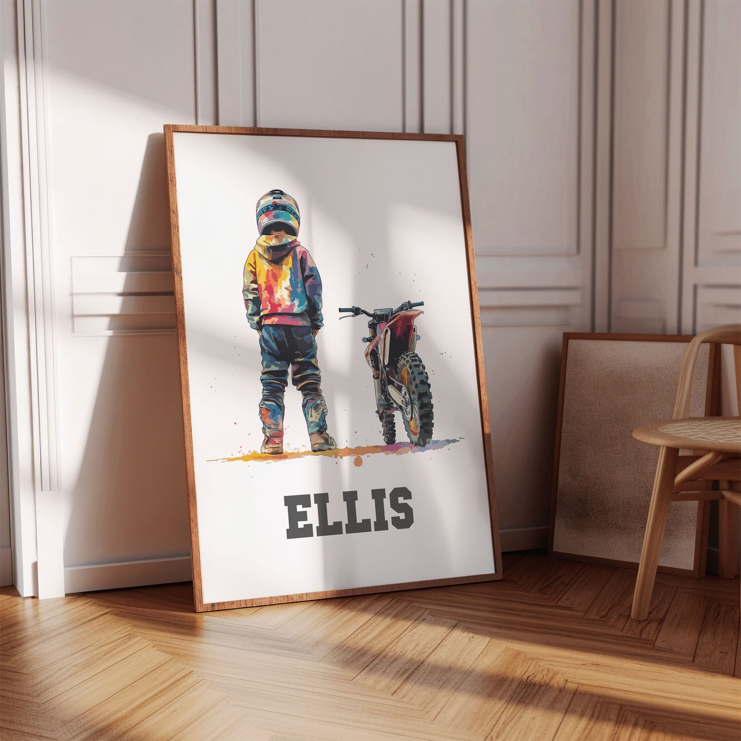 Personalised Dirt Bike Print